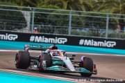 Miami, EL2 : Russell en tête, Sainz dans le mur, Verstappen à l'arrêt