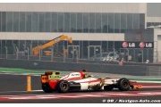 HRT hindered by traffic during Indian Grand Prix qualifying