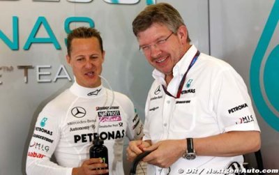Brawn aurait viré Schumacher s’il n’était pas... Schumacher