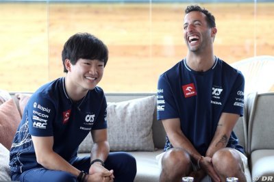 Tsunoda sur l’arrivée de Ricciardo&nbsp;: ’Le plus lent n’ira pas chez Red Bull’