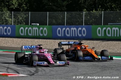 Sainz est ’en colère’ face au traitement de Pérez chez Racing Point