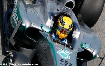 Lewis Hamilton se concentre sur sa course 