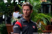 Grosjean : Je n'ai pas vu la plaque de drainage