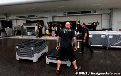 Le garage de Lotus bloqué plusieurs heures au Brésil