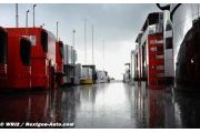 Rain in Hungary as F1 circus moves on