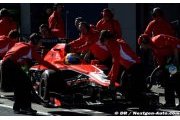 Razia est content de sa première semaine de pilote de F1