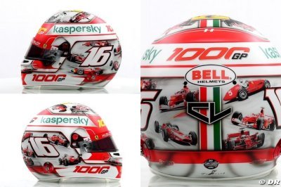 Un casque spécial pour Leclerc et Ricciardo au Mugello (+ photos)