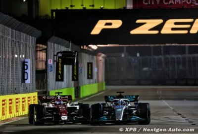 Russell regrette qu’il soit ’impossible de dépasser’ à Singapour