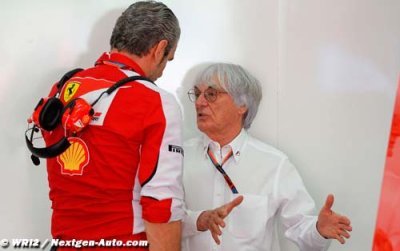 Ecclestone lance une nouvelle attaque contre Mercedes et Ferrari