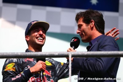 Ricciardo évoque son admiration pour Webber