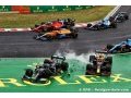 Photos - L'accident au départ du Grand Prix de Hongrie F1