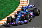 Alpine F1 bien ancrée dans le top 10 à Zandvoort