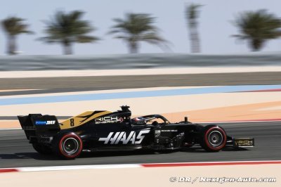 Bahreïn, Jour 1&nbsp;: Grosjean en tête à la pause, la pluie fait une apparition