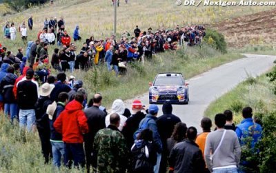 Cinq Citroën C4 WRC en tête après deux spéciales