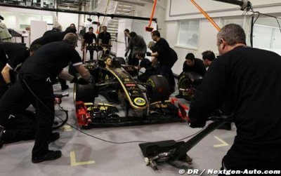 Le roi du Pit Stop chez Lotus
