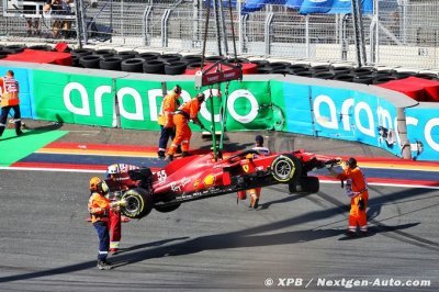Sainz a dû rebâtir sa confiance en qualifications après son accident