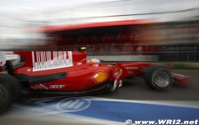 Alonso et Massa à égalité chez Ferrari