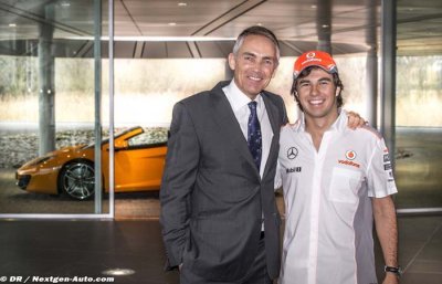 Les premières photos de Perez chez McLaren