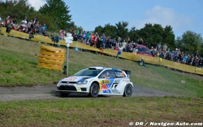 Volkswagen leads amidst drama at home round of the WRC