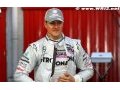 Schumacher testing superbikes before Singapore