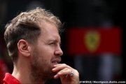 Vettel pense que Mercedes est juste derrière Ferrari