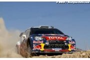 Les Citroën DS3 WRC bien placées