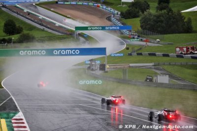 Les pilotes remercient la FIA de les avoir laissés courir malgré la pluie de Styrie