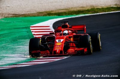 Vettel, le plus rapide et le plus productif, est satisfait de sa journée