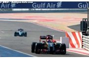 Bahreïn I, jour 1 : Lotus en piste, Magnussen mène à la mi-journée