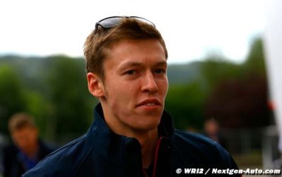 Une tribune pour Daniil Kvyat à Sotchi