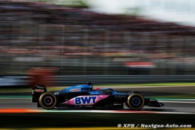 Alpine F1 signe un vendredi discret mais studieux à Monza