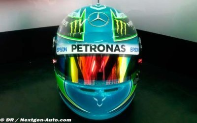 Rule stops Hamilton from wearing green helmet