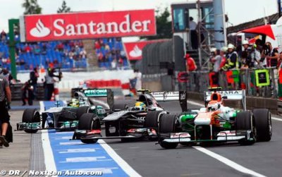 Un caméraman blessé pendant le Grand Prix d’Allemagne