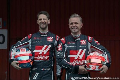 Officiel&nbsp;: Haas conserve Grosjean et Magnussen en 2019