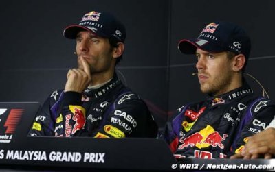 Vettel pas préoccupé par les confidences du livre de Mark Webber