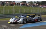 Audi R18 TDI in third place on its debut