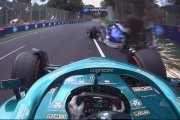 Pour son crash avec Latifi, Stroll accuse l'inclinaison de la piste