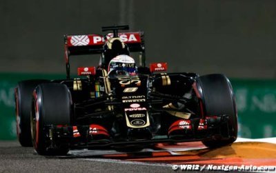 Grosjean brille pour sa dernière avec Lotus