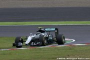 Suzuka, L3 : Rosberg toujours en tête, Ricciardo et Vettel suivent