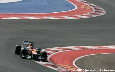 Force India poursuit sa série de courses dans les points
