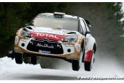Ostberg on course for podium spot in Sweden