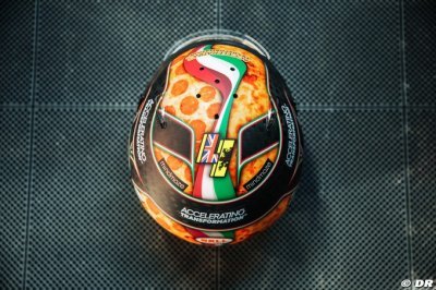 Un casque ’pizza’ pour Lando Norris à Monza