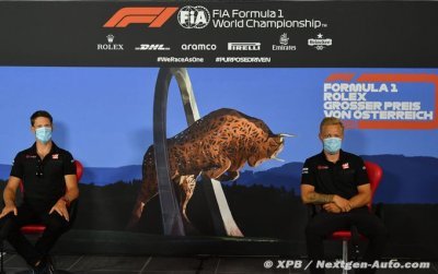 Sans évolutions, les pilotes Haas F1 espèrent bien figurer