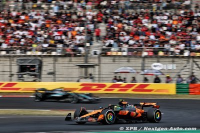 Norris a ‘galéré' en Chine pour se sentir à l'aise dans sa McLaren F1 