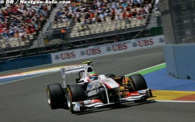 Sauber n’a pas pu rentrer dans le top dix