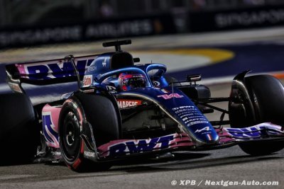 Alpine F1 revient dans le bon paquet lors des essais à Singapour