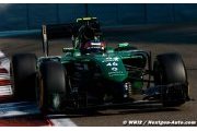 Will Stevens en piste pour Caterham