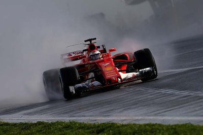 Barcelone I, jour 4&nbsp;: Räikkönen en tête à la pause, la piste va être mouillée de nouveau