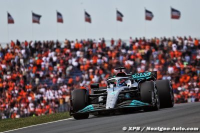 Dutch GP, FP1: Russell heads Mercedes 1-2 in first practice at Zandvoort