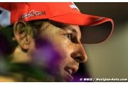 Button a encore quelques petits soucis avec sa McLaren